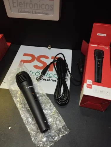 Microfone Dinâmico Tomate Profissional com fio