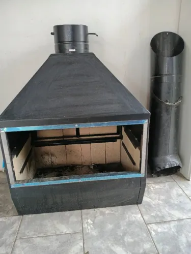 Churrasqueira c tijolo refratário 