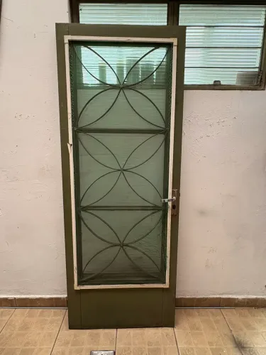 Porta social verde