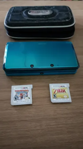 Nintendo 3DS Aqua Blue Desbloqueado