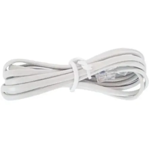 100 Pç Cordão Liso Fone 2 Vias 1,8m Branco Intelbras - Original