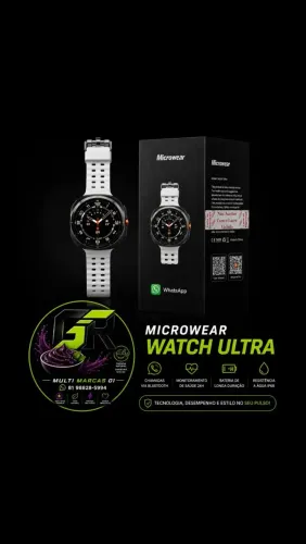 Relógio smartwatch modelo ULTRA
