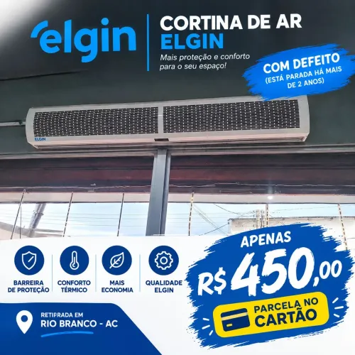 Cortina de ar da marca ELGIN COM DEFEITO