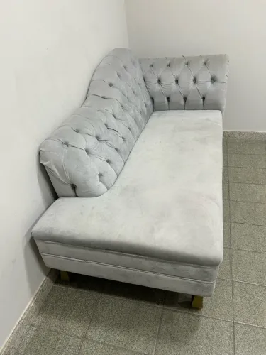 Sofá Chaise Cinza