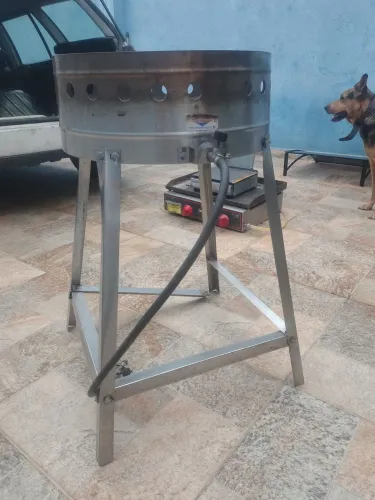 Fogão de pastel com tacho incluso 