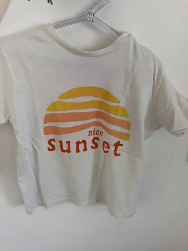 Camiseta branca Zara 4-5 anos