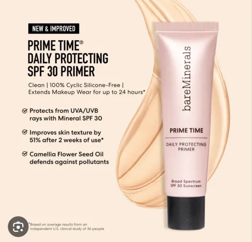 BAREMINERALS PROTETOR SOLAR  PRIME TIME MINERAL SPF 30
