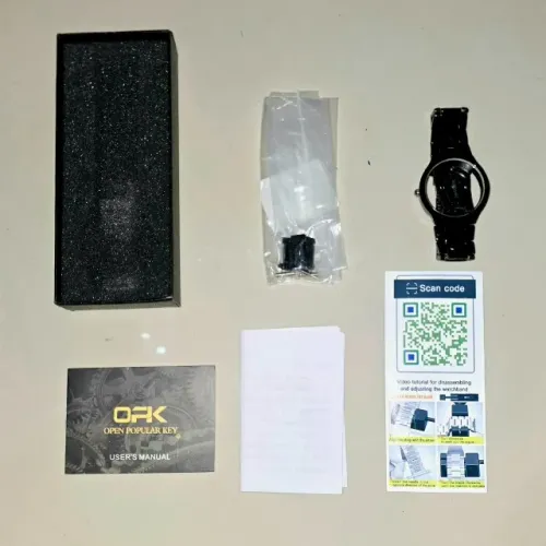 Kit Ferramenta Ajuste e Pulseira Relógio OPK | Pulseira 38mm | Encurtar Pulseira de Metal