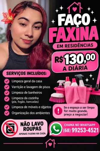 Faço faxina