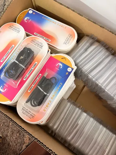 LOTE COM 300 CABOS USB TIPO C NOVOS - ÓTIMA OPORTUNIDADE PARA REVENDA