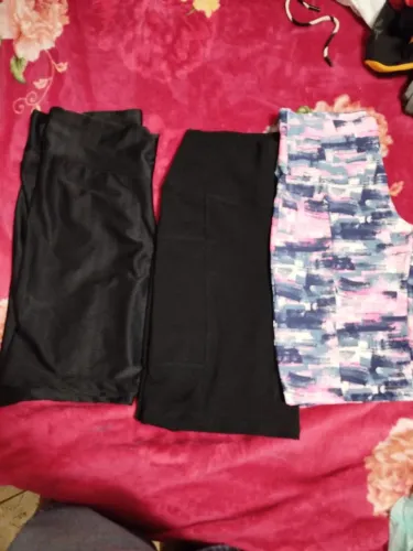 Lote com 3 bermudas fitnes Tam M
