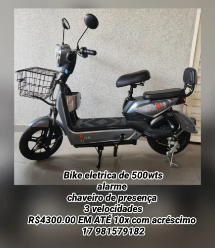 Bike elétrica 500 watts zera 