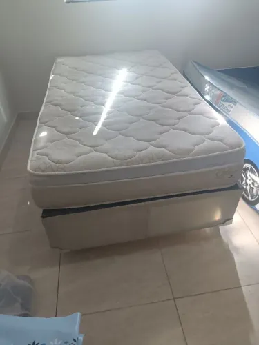 Cama Box Solteirão com colchão