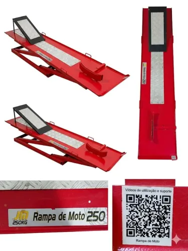 RAMPA ELEVADOR DE MOTO JM 250 NOVA