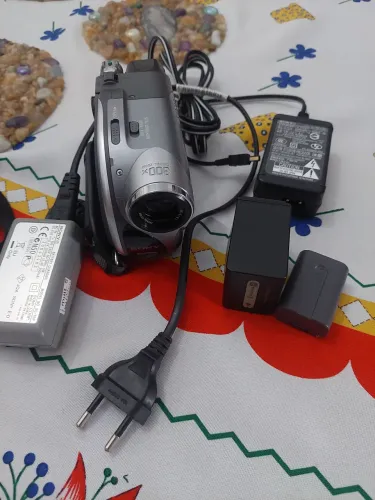 Câmera de filmagem sony.de cd mini.