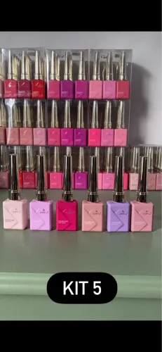 Kit 6 Esmalte em Gel Dafu, cores diversas da nova coleção 