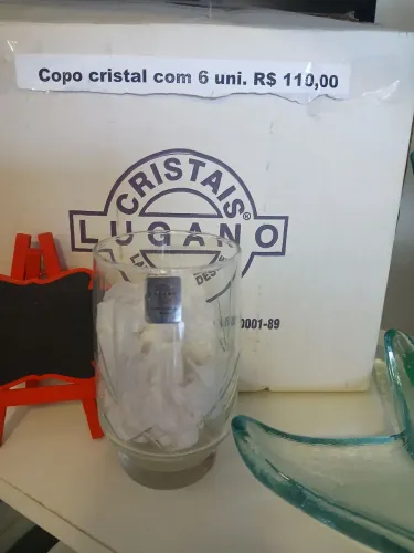 Copo cristal lugano