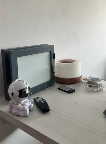 Kit decorativo - Porta-chaves | Aromatizador Difusor | Astronaut Galaxy Projector