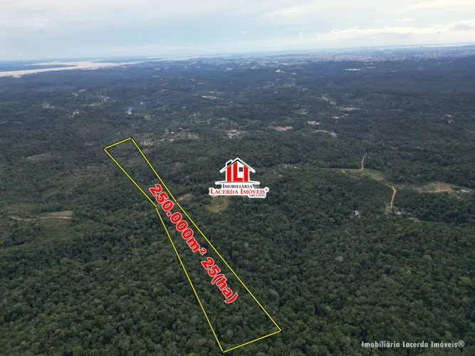 Área / Terreno no Ramal das Mulheres, 250.000m² 25(ha), Titulo definitivo do INCRA, 6 igar