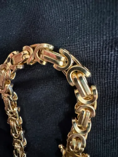 Pulseira Exclusiva de ouro 15.32g 18k procedência garantia eterna