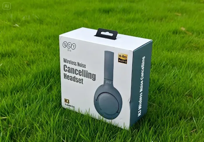 QCY H3 ANC Bluetooth 5.4 Áudio Hi-Res Over Ear 43dB Cancelamento de Ruído Ativo Híbrido