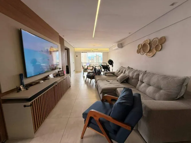 Apartamento com 3 dormitórios à venda, 124 m² - Tupi - Praia Grande/SP