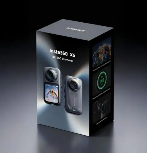 Câmera Insta360 X6 8K 360° - Com Nota Fiscal