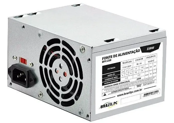 Fonte de pc computador desktop nova