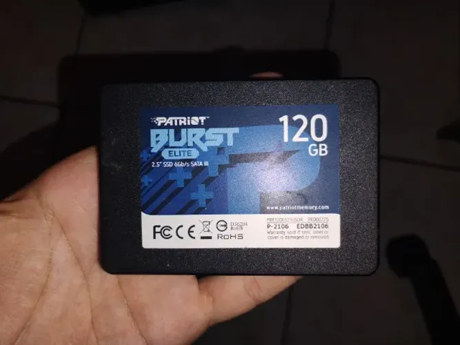SSD Patriot Burst Elite 120GB 2.5" SATA III (Saudável / Testado)