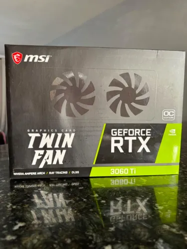 RTX 3060TI, com caixa
