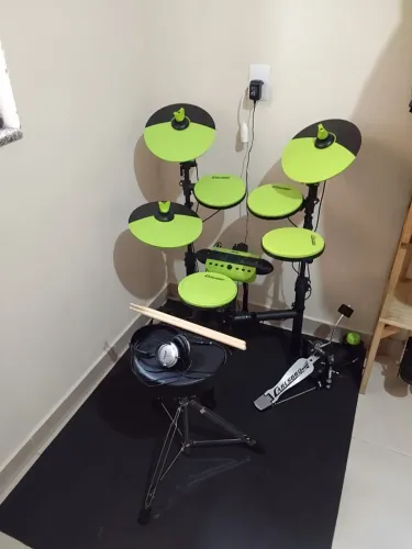 Bateria Eletrônica Carlsbro Csd130 Odery + Banco + Fone + Tapete