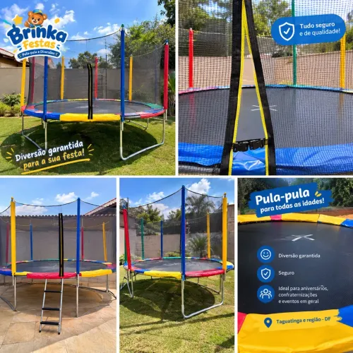 Aluguel de Pula-Pula / Cama elástica Infantil para Festas e Aniversários - Brasília DF