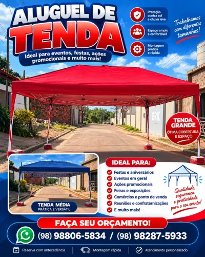 Aluguel de tendas 
