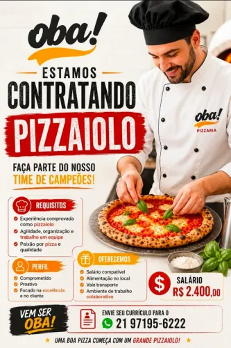 VAGA PIZZAIOLO(A)