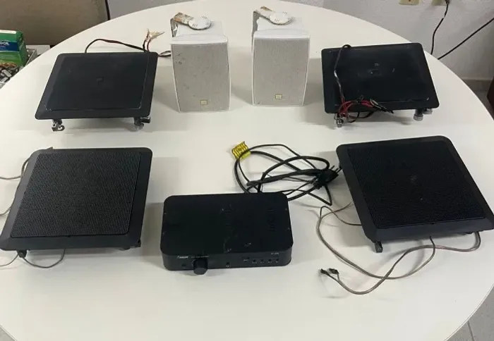 Amplificador Ambiente Ht400 Optic/bt/usb/fm/aux 50w 2 Zonas