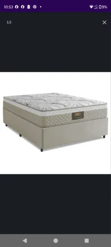 Cama box casal de mola