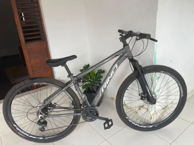 BICICLETA RINO EVEREST, GRAFITE, ARO 29, CÂMBIO SHIMANO, 24V
