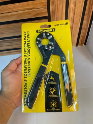 Chave Mágica Ajustável para Porcas e Parafusos 8 Polegadas BOM-1203 BomVink