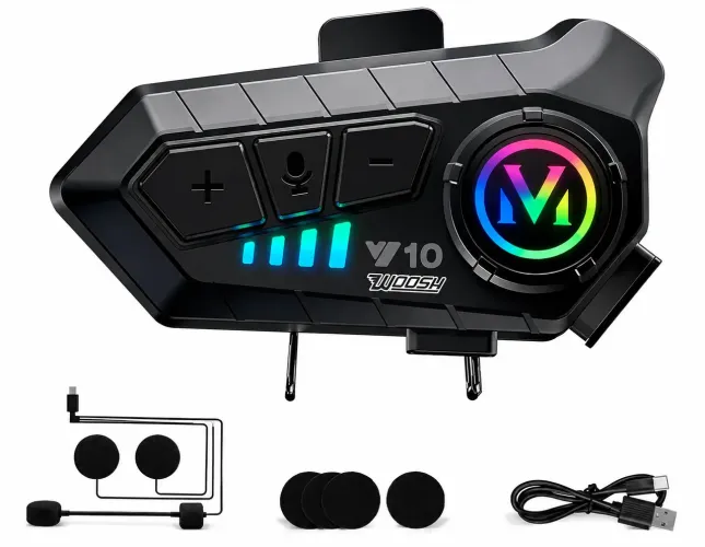 FONE BLUETOOTH PARA CAPACETE WOOSH V10