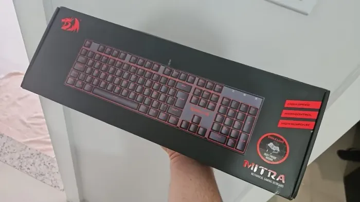 TECLADO MECANICO MITRA REDRAGON PRETO