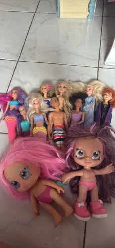 Lote bonecas Barbie sucata