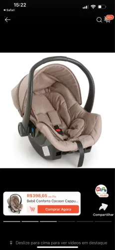 Bebê Conforto Cappuccino Galzerano 