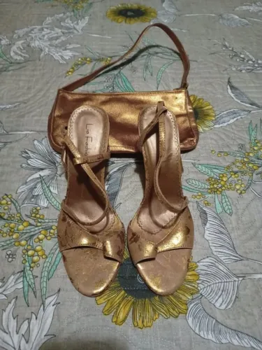 sandália + bolsa