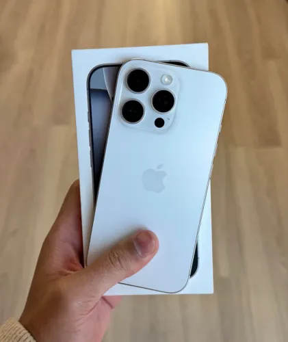 iPhone 16 pro branco 128 Gb 6 meses garantia 
