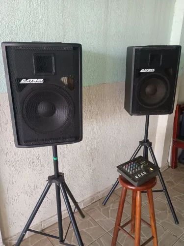 Caixa ativa e passiva Kit completo
