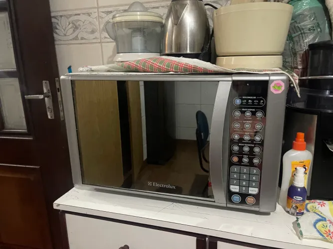 Microondas com defeito