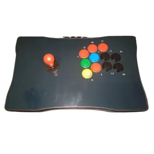 Controle Arcade Zero Delay Com Fio USB e Botões Genéricos Sanwa