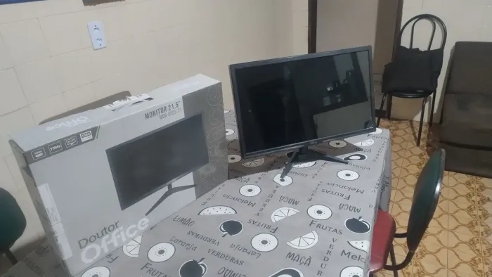 Monitor Dr. Office 21,5" Full HD 75Hz - NOVO, sem uso!