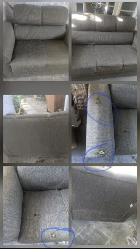 Vendo jogo de sofa com esses pequenos detalhes