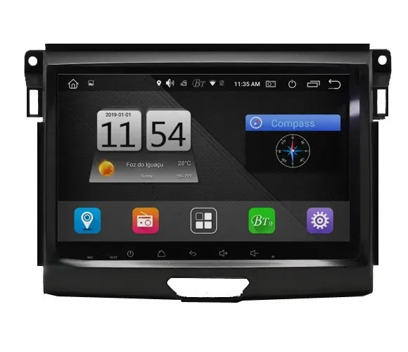 Central Multimidia Ranger Nova na cx M1 Android 10 Dvd Gps Tv 2017 a 2023